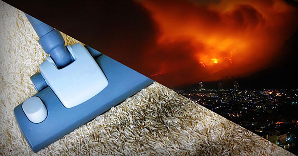 Cape Town fires cleaning