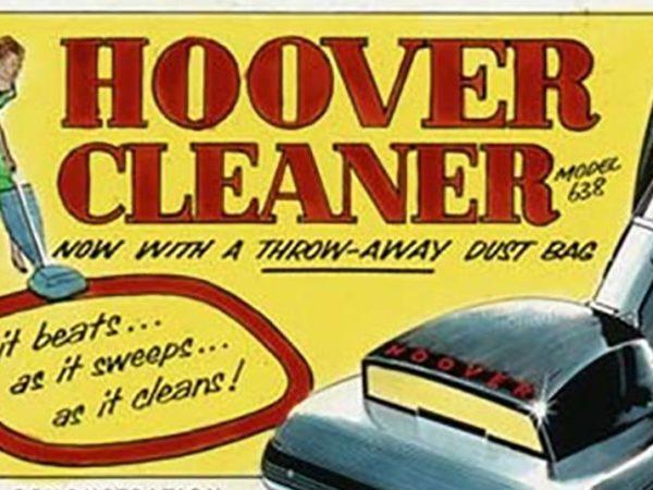 Hoover cleaner ad