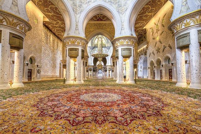 sheikh zayed grand mosque carpet