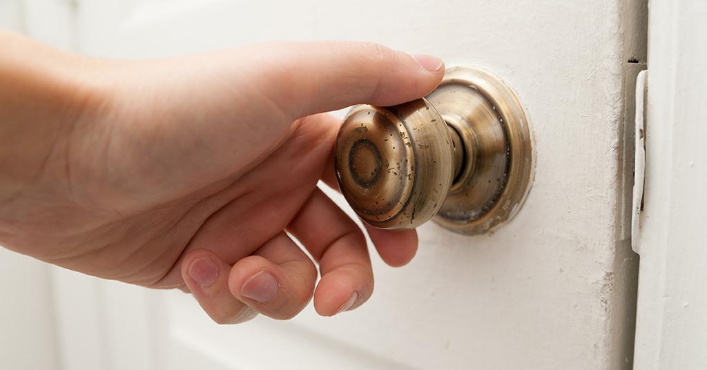 Closed door