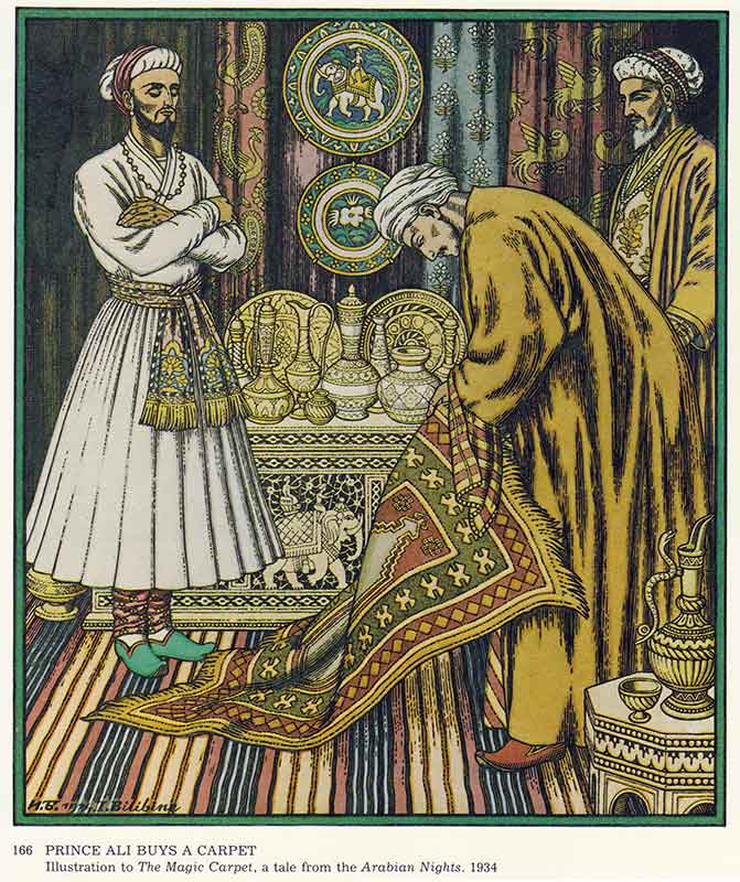 the magic carpet from arabian nights