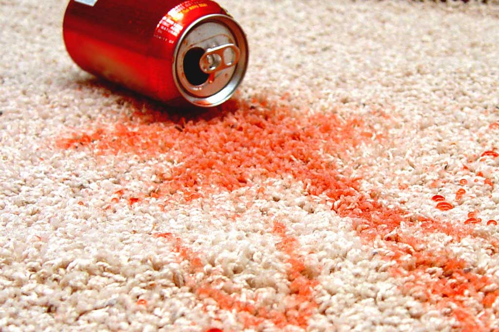 cooldrink soda carpet spill clean
