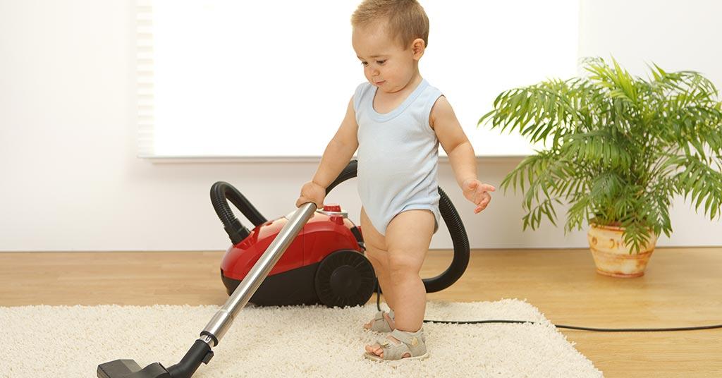 cleaning tips new parents