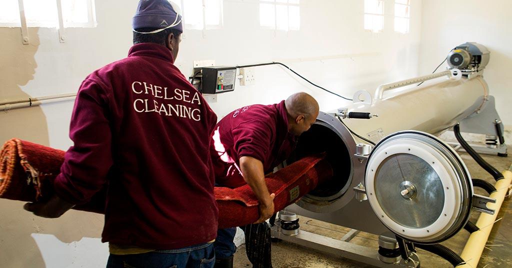 off site rug cleaning centrifugal dryer
