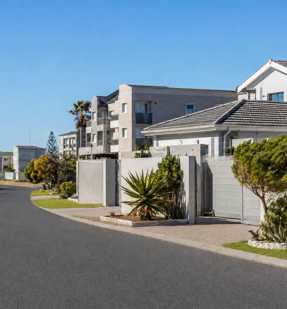 Residential homes and apartments in Table View, Cape Town, serviced by Chelsea Cleaning.